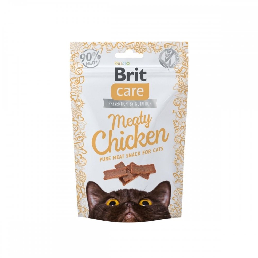 Brit Care Cat Snack Meaty Kylling 50 g Katt - Kattegodteri