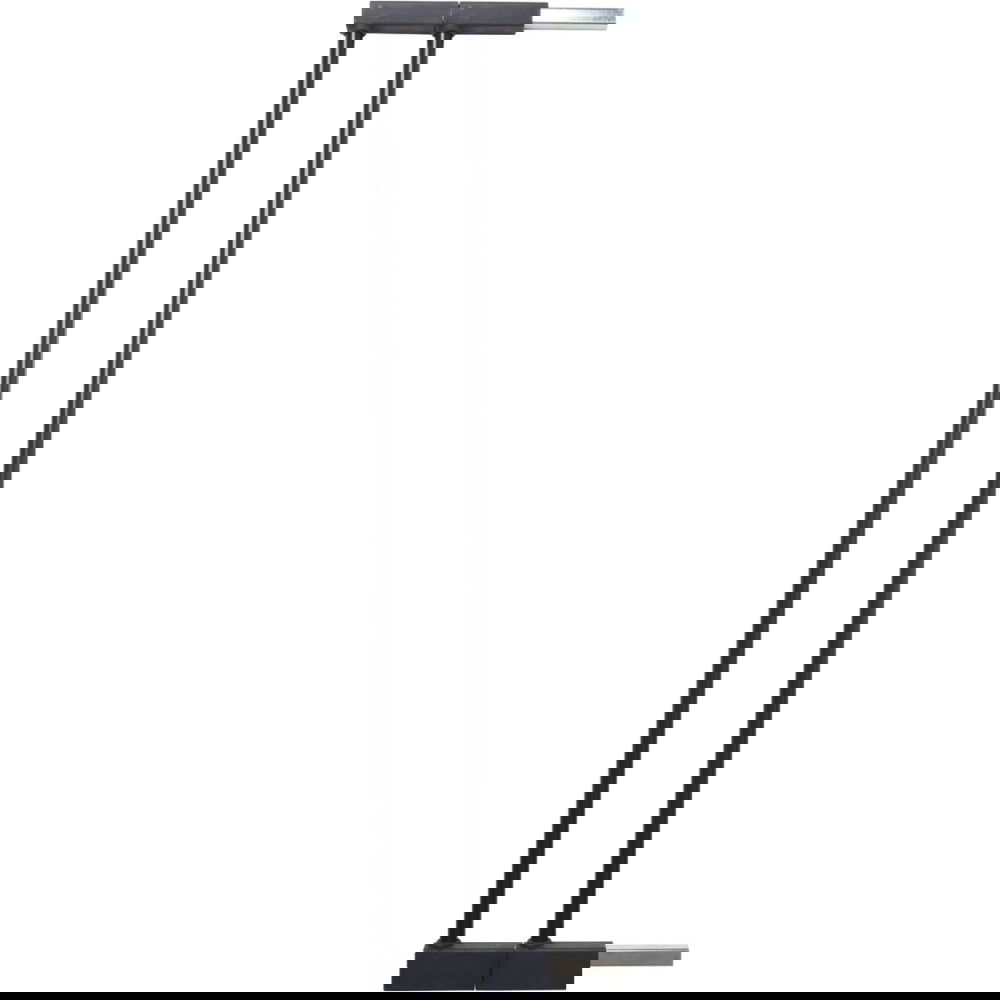 DogSpace Forlengning til Lassie Hundegrind Sort 7 cm 2-pk