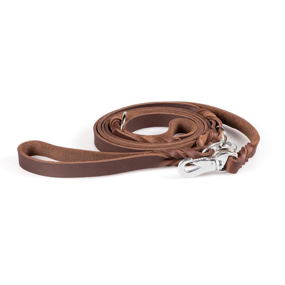 Feel Leather Braid Lærkobbel Multi Brun (1,8 x 300 cm)