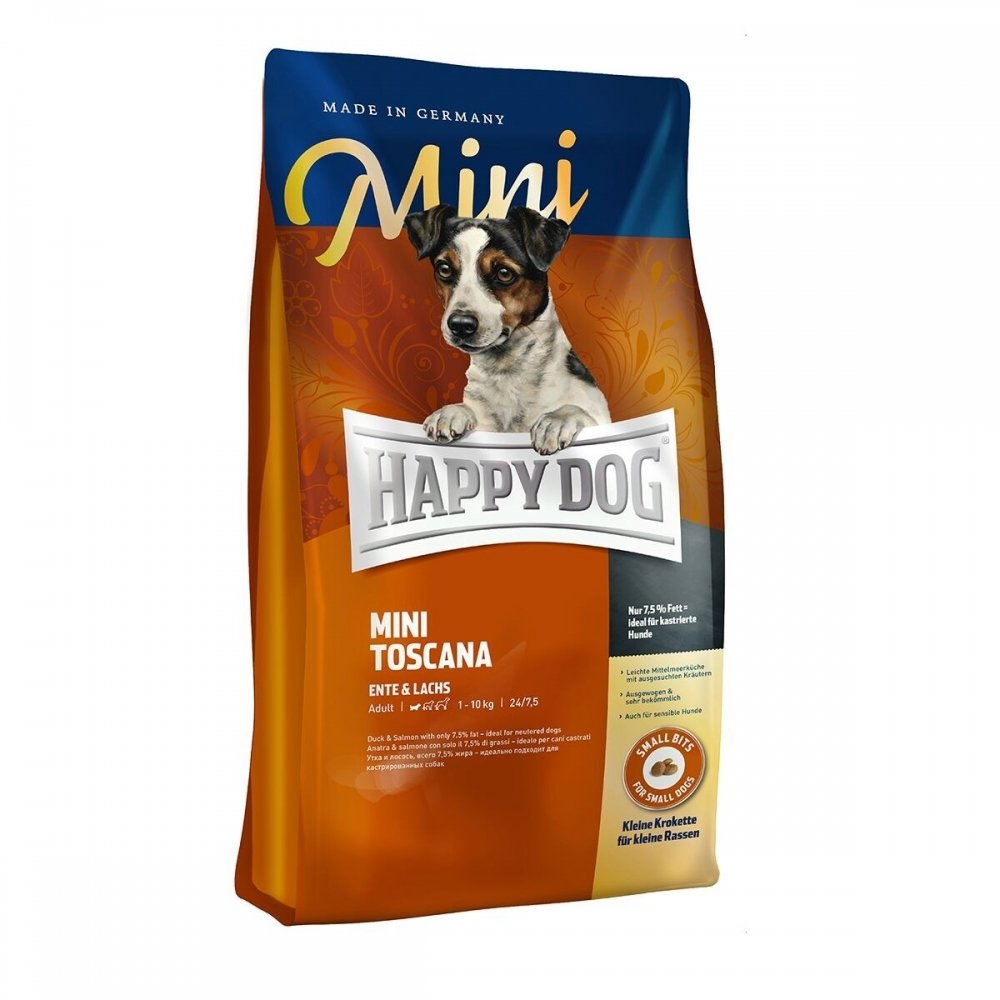 Happy Dog Sensible Mini Toscana 4 kg Hund - Hundemat - Tørrfôr
