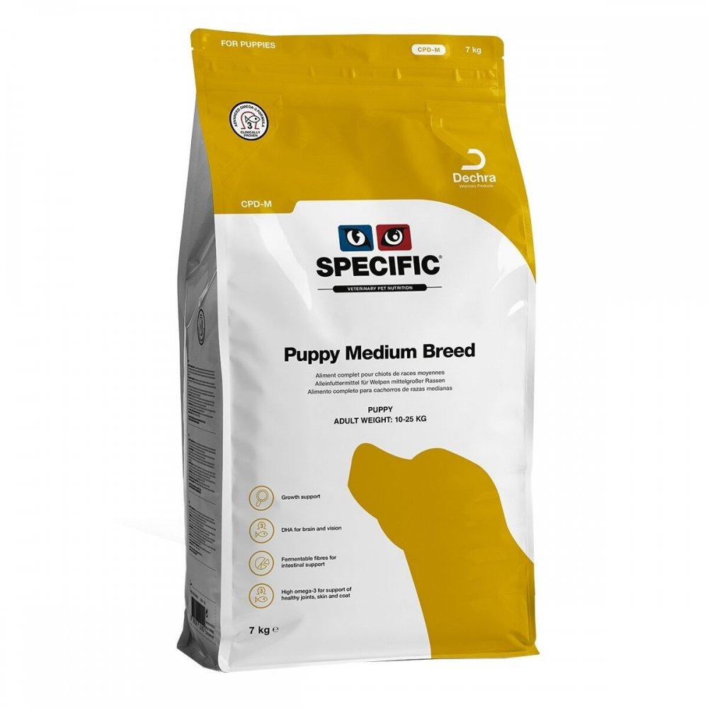 Specific Puppy Medium Breed CPD-M (7 kg) Valp - Valpefôr - Tørrfôr til valp