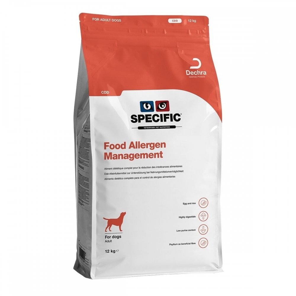 Specific Food Allergy Management CDD (12 kg) Veterinærfôr til hund - Fôrallergi