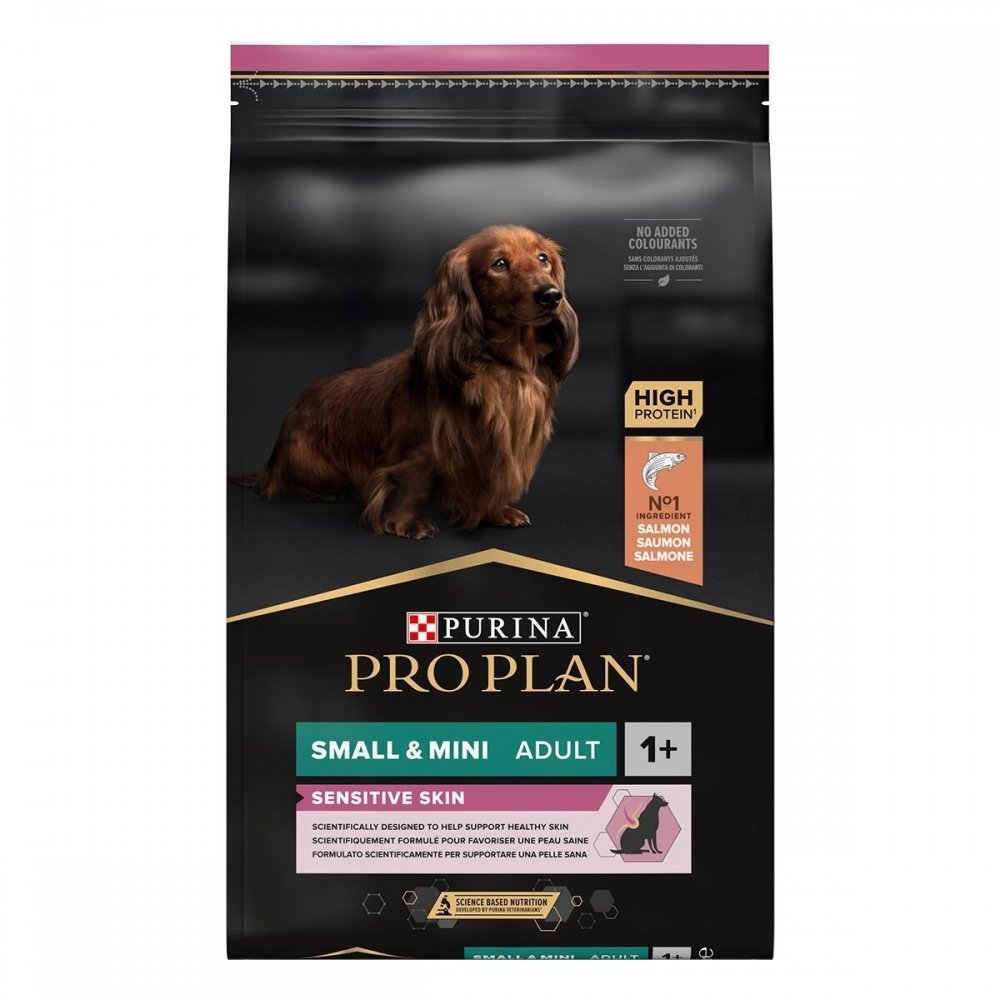 Purina Pro Plan Dog Adult Small & Mini Sensitive Skin Salmon (7 kg) Hund - Hundemat - Spesialfôr - Hundefôr til følsom hud