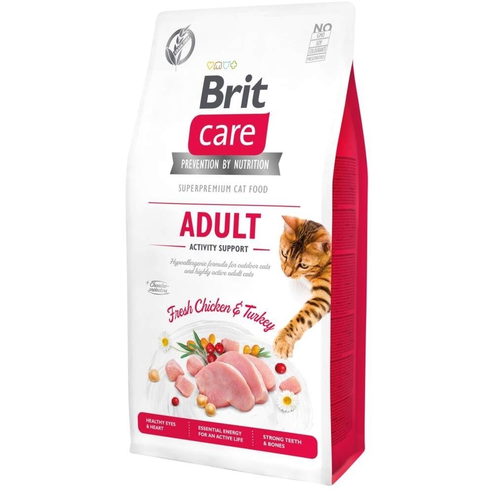 Brit Care Cat Grain Free Adult Activity Support (400 g) Katt - Kattemat - Kornfri kattemat