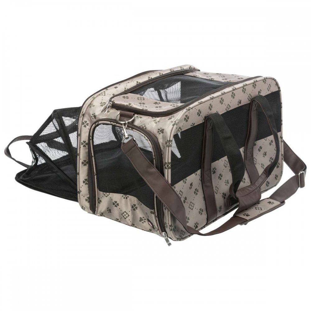 Trixie Maxima transportpose, utvidbar, 33 × 32 × 54 cm, beige