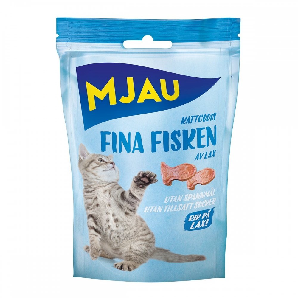 Mjau Fin Fisk Katt - Kattegodteri