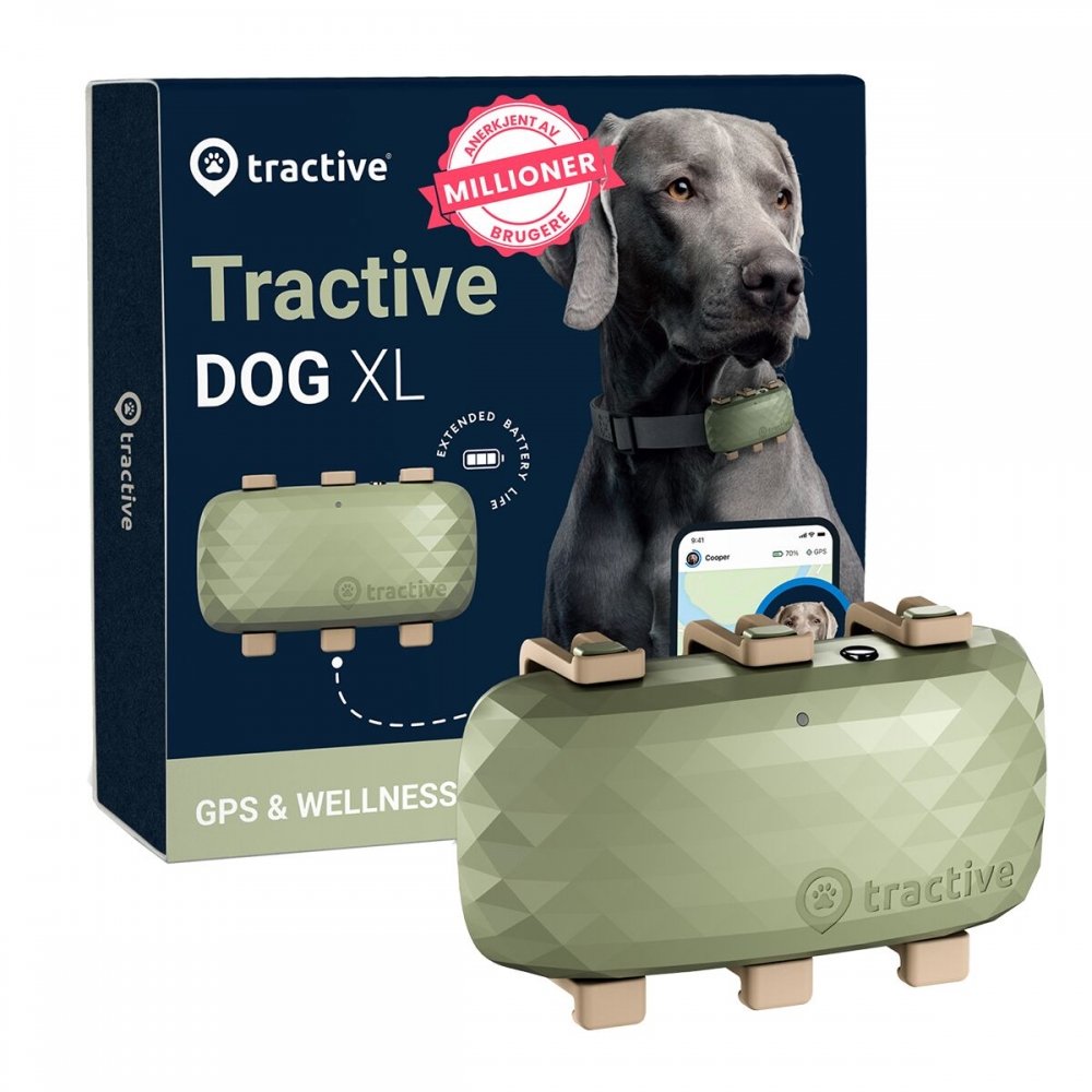 Tractive GPS til hund XL Hund - Hundeutstyr - GPS til Hund