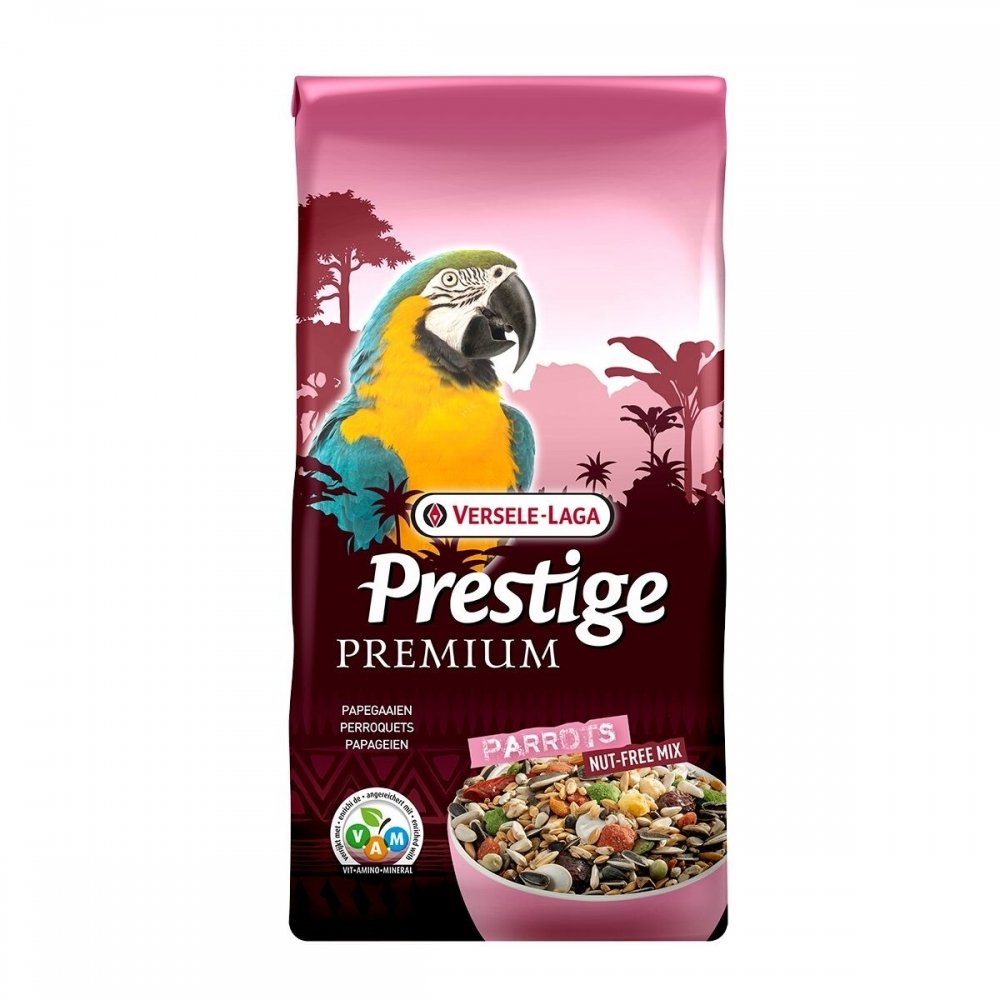 Versele-Laga Prestige Prem Parrots Mix without Nuts 15kg Fugl - Fuglemat