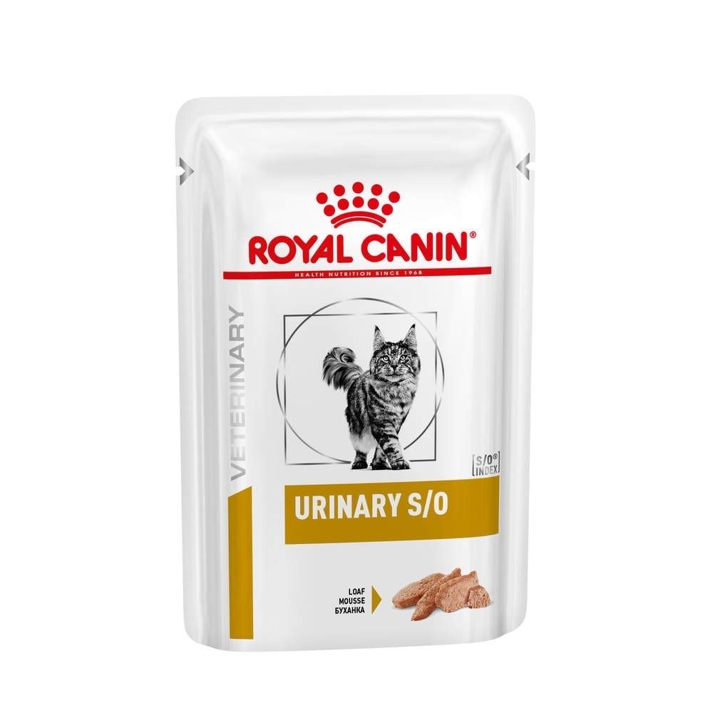 Royal Canin Veterinary Diets Cat Urinary S/O Loaf 12x85 g Veterinærfôr til katt - Problem med urinveiene