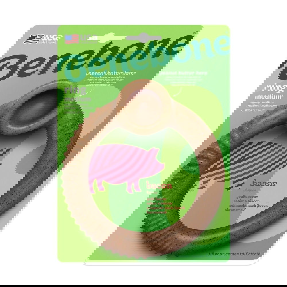 Benebone Tyggering i Nylon med Baconsmak (M)