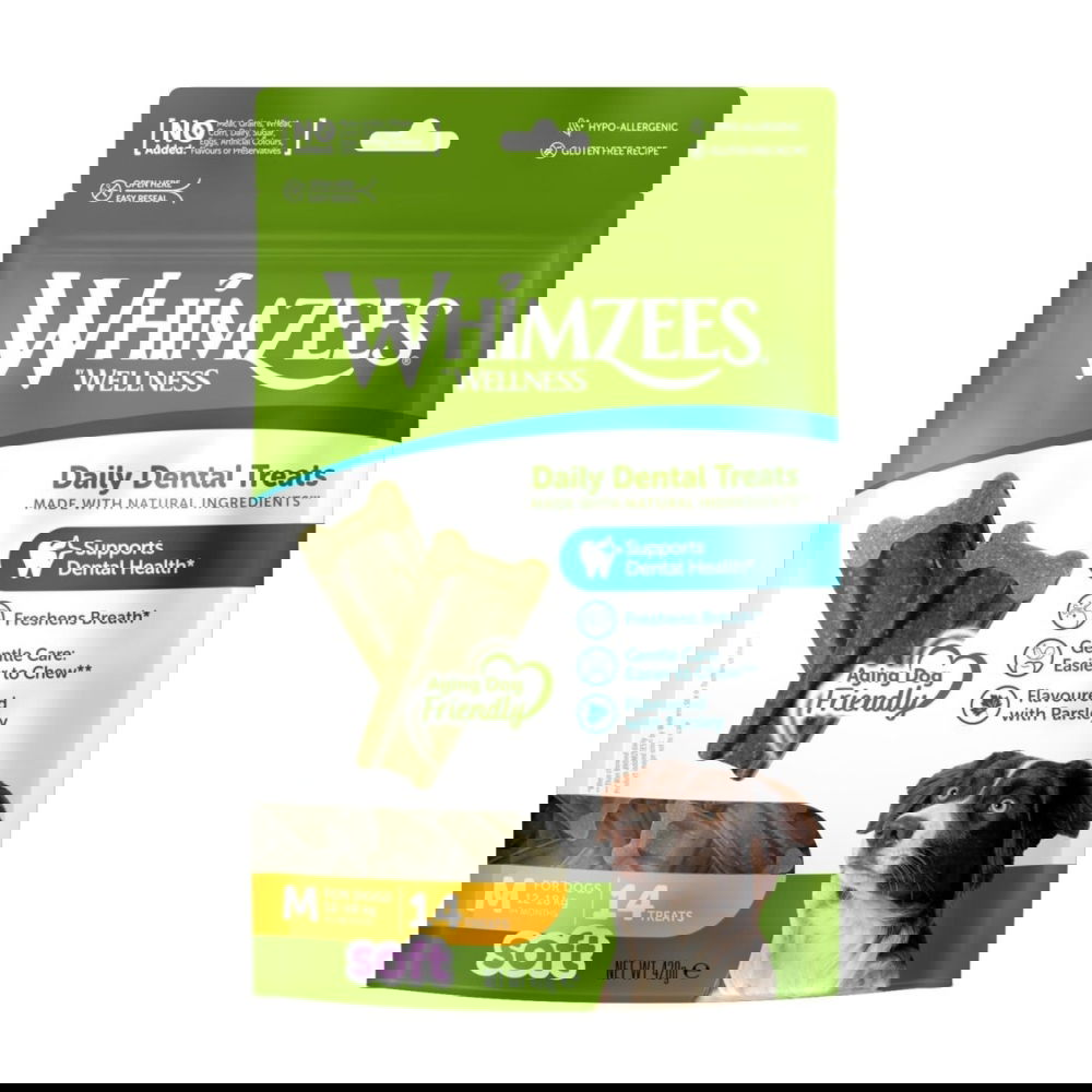 Whimzees Soft Dentaltygg (M)