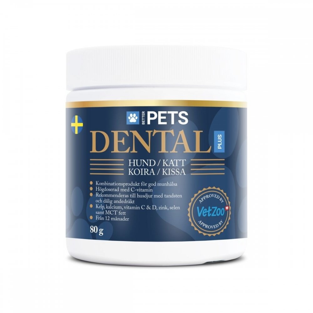 Better Pets Dental Plus (80 g) Hund - Hundehelse - Hundetannbørste & hundetannkrem