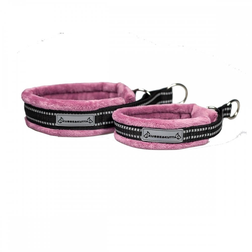 Kusse & Kutta Hundehalsbånd Fluffy Rosa (4)