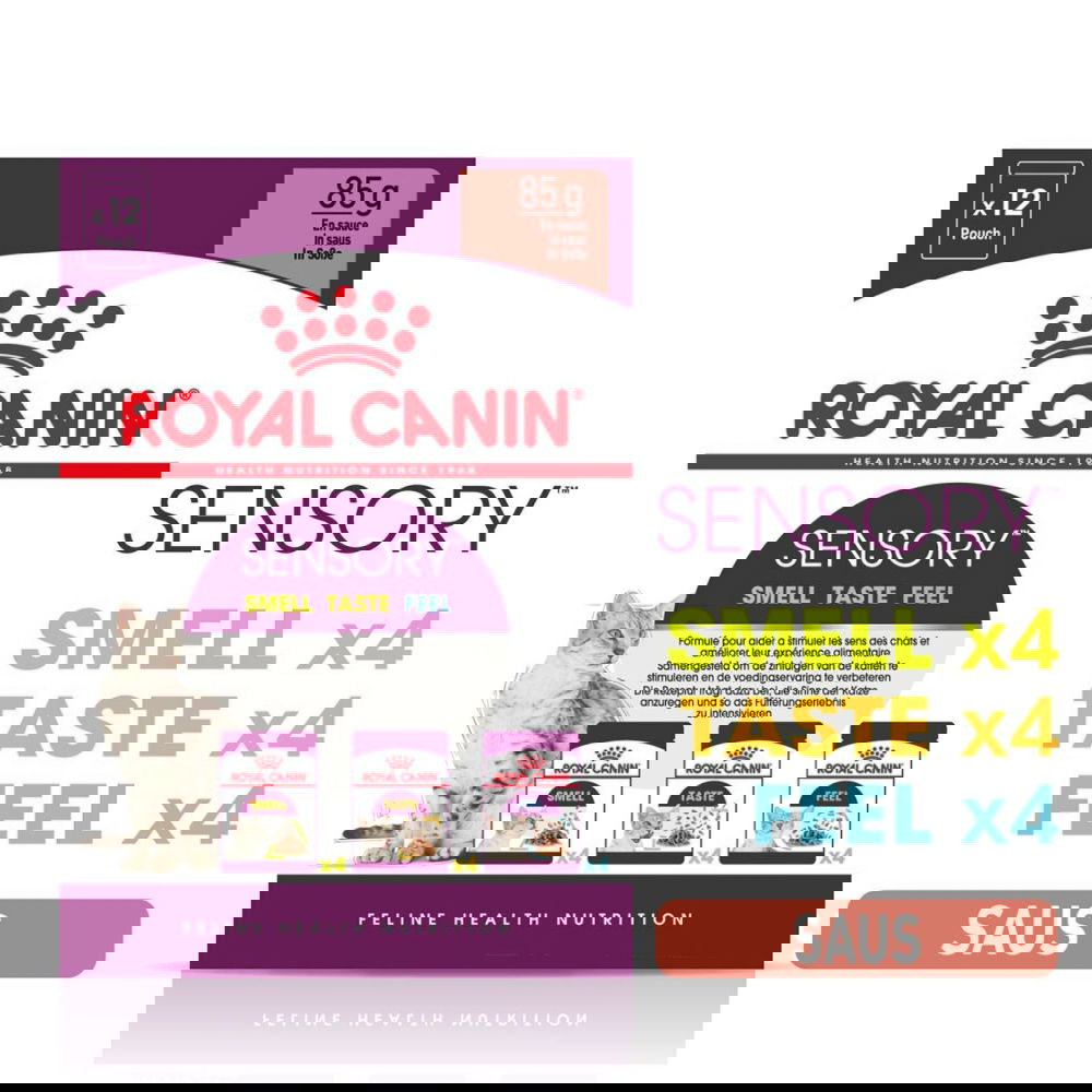 Royal Canin Feline Sensory Mixed box Gravy 12 x 85 g