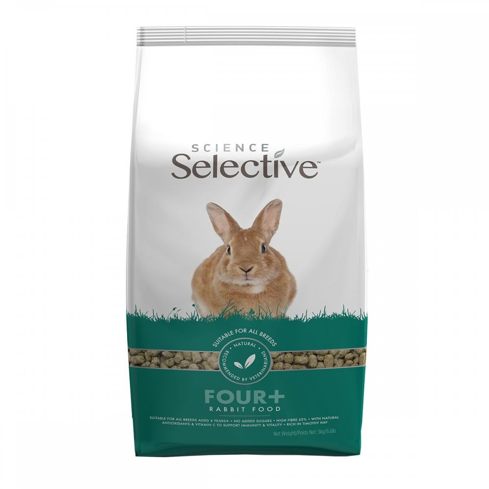 Science Selective Rabbit Four + (3 kg) Kanin - Kaninmat