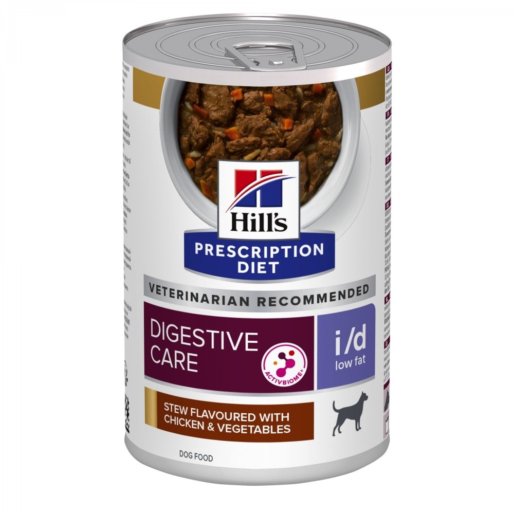 Hill&#39;s Prescription Diet Canine i/d Digestive Care Low Fat Stew with Chicken & Vegetables 354 g Veterinærfôr til hund - Mage- & Tarmsykdom