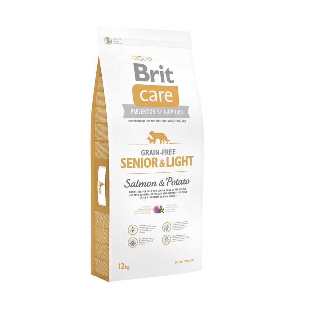 Brit Care Grain-free Senior & Light Salmon & Potato (3 kg)