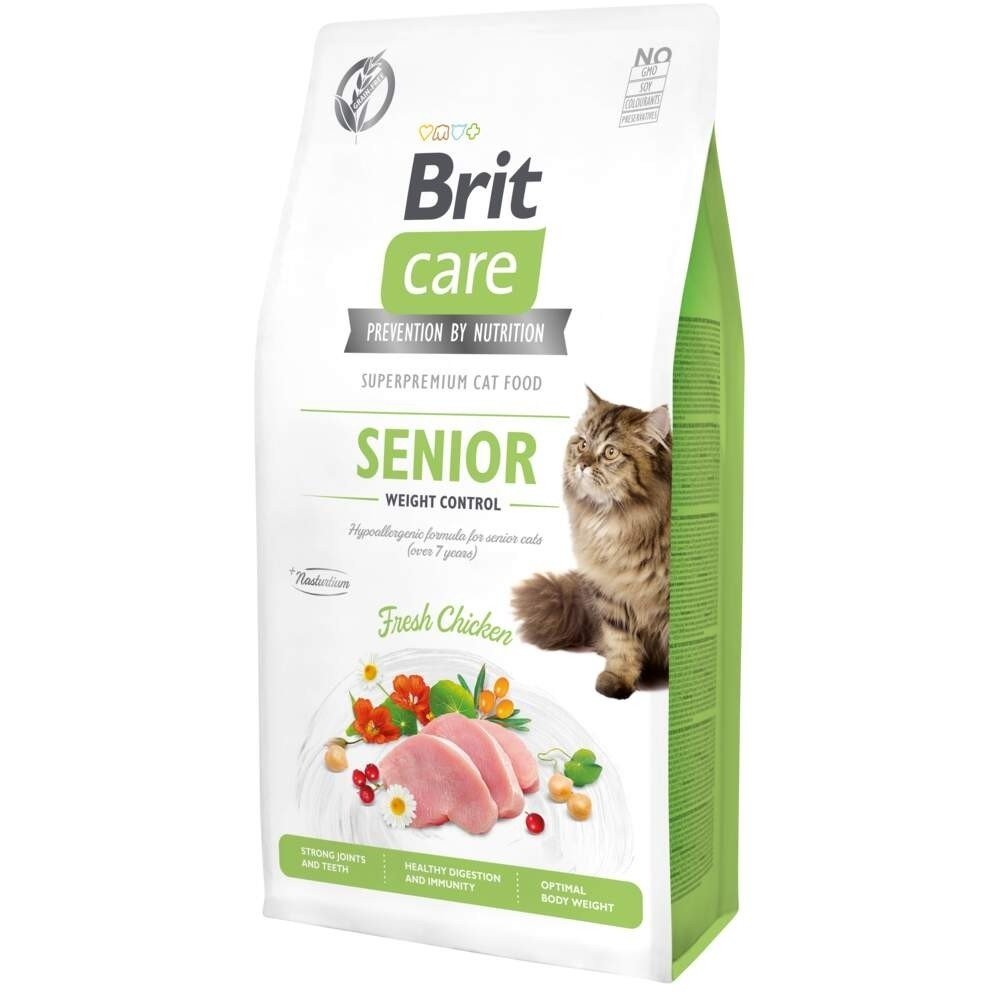 Bilde av Brit Care Cat Grain Free Senior Weight Control (2 Kg)