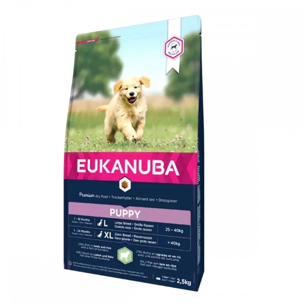 Eukanuba Puppy Large Breed Lamb & Rice (2,5 kg) Valp - Valpefôr - Tørrfôr til valp