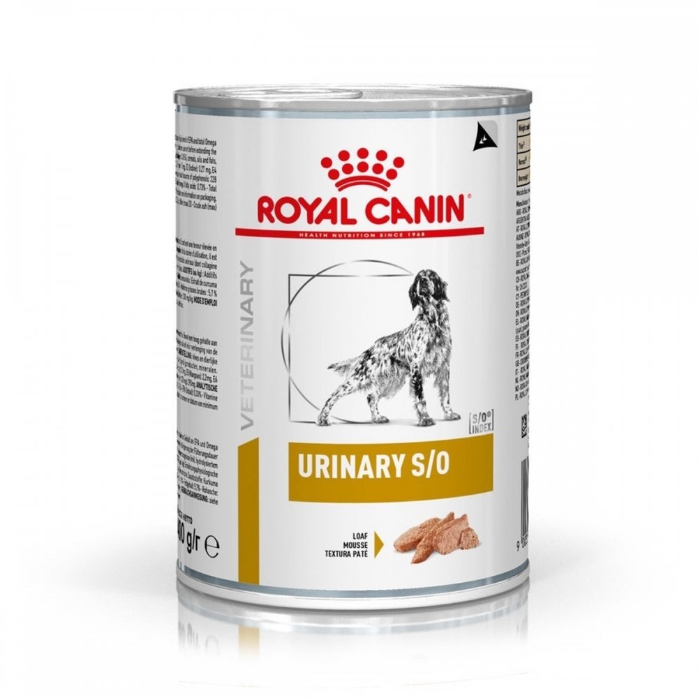 Royal Canin Veterinary Diets Dog Urinary S/O Loaf 12x410 g Veterinærfôr til hund - Problem med urinveiene