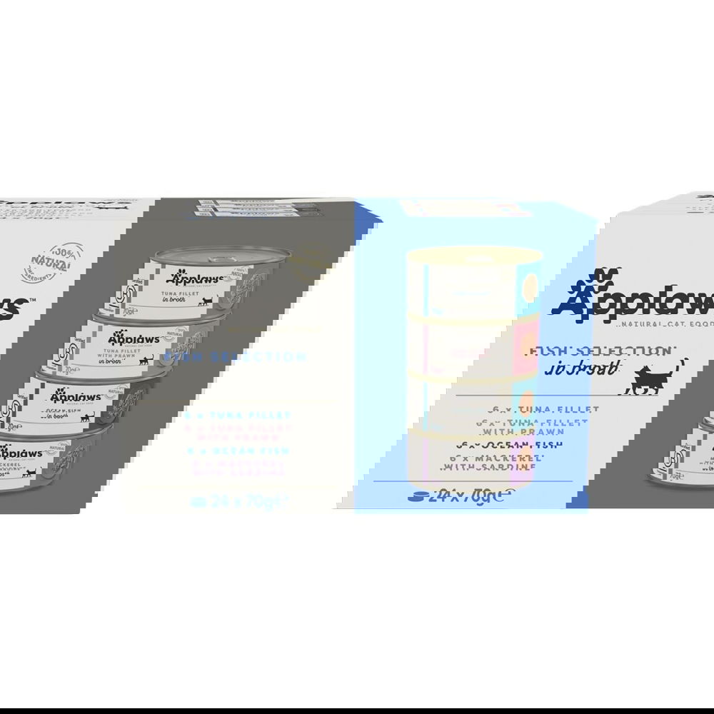 Applaws Selection in Broth Fish 24x70 g
