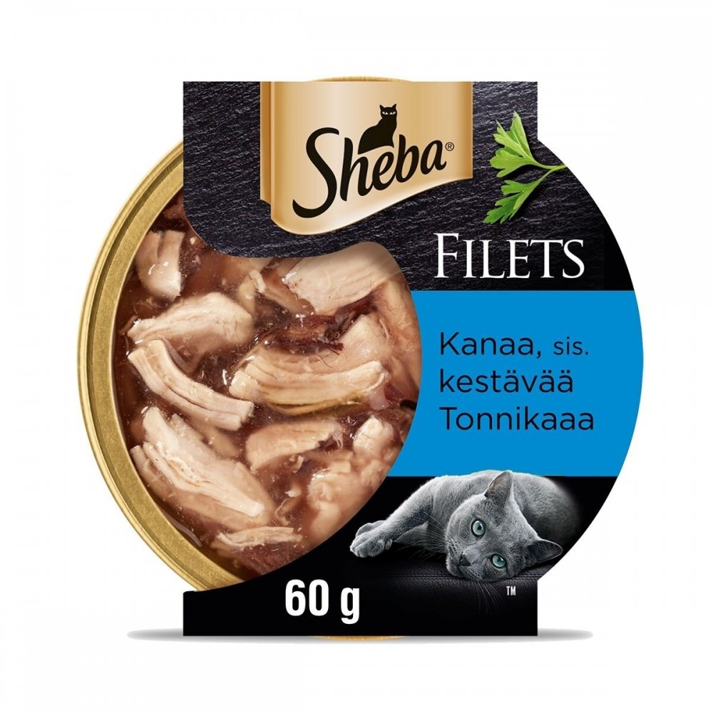 Sheba Kylling och Tunfisk i Saus 60 g Katt - Kattemat - Våtfôr