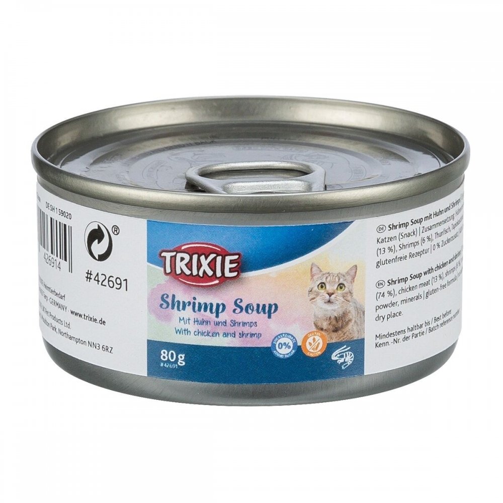 Bilde av Trixie Suppe Til Katt Med Kylling Och Reke 80 G