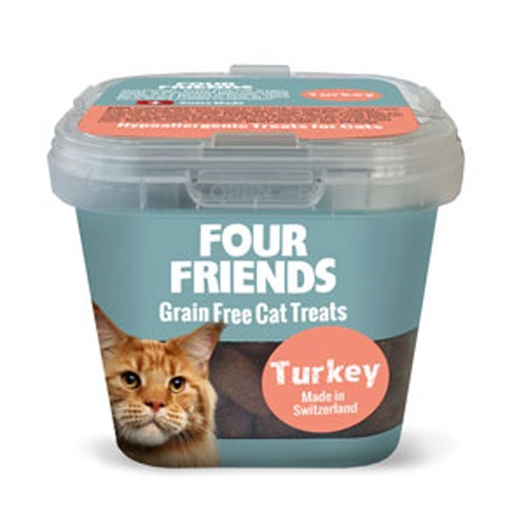 FourFriends Cat Treats Turkey Katt - Kattegodteri