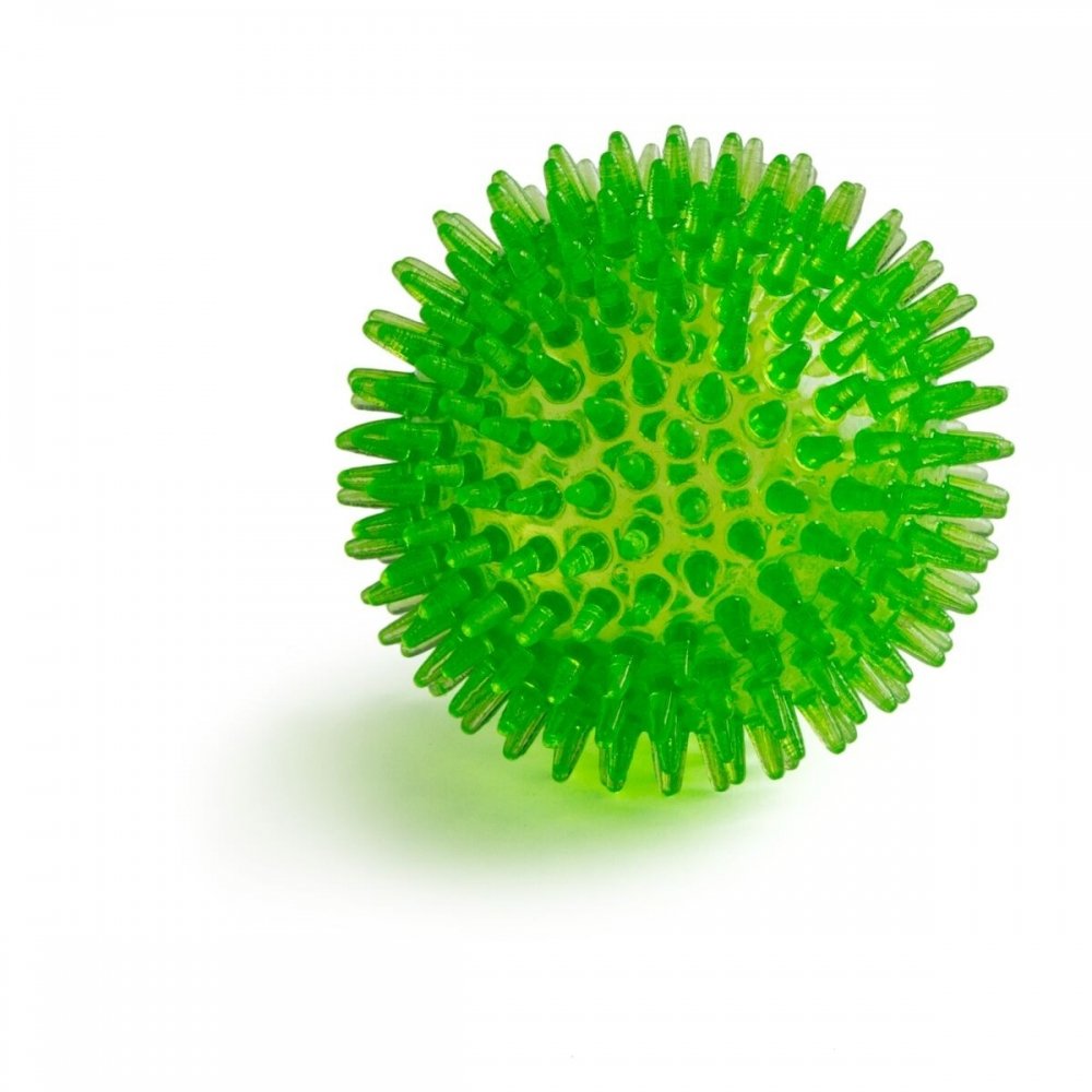 Little&Bigger TPR Spiky Ball Basic Grønn 8 cm Hund - Hundeleker - Ball til hund