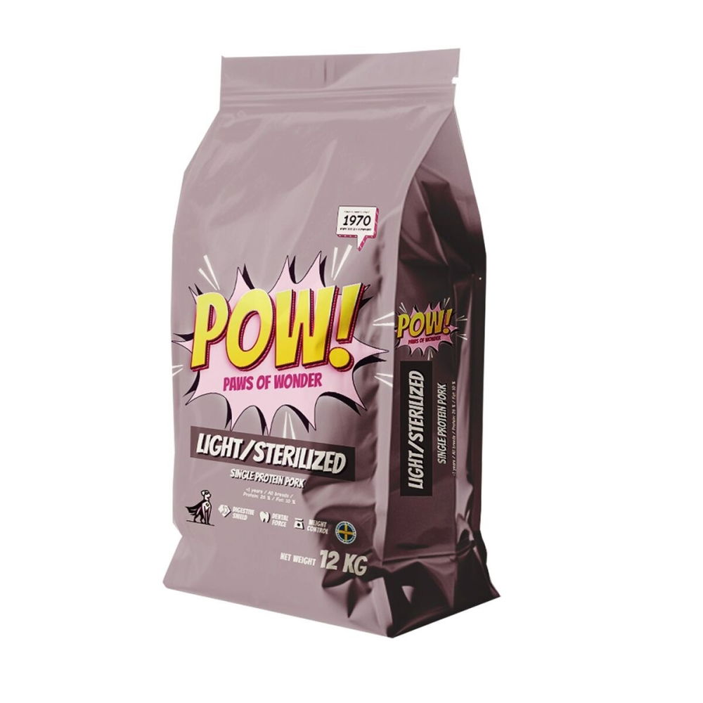 Bilde av POW! Dog Light/Sterilized (12 kg) - Alt til hunden