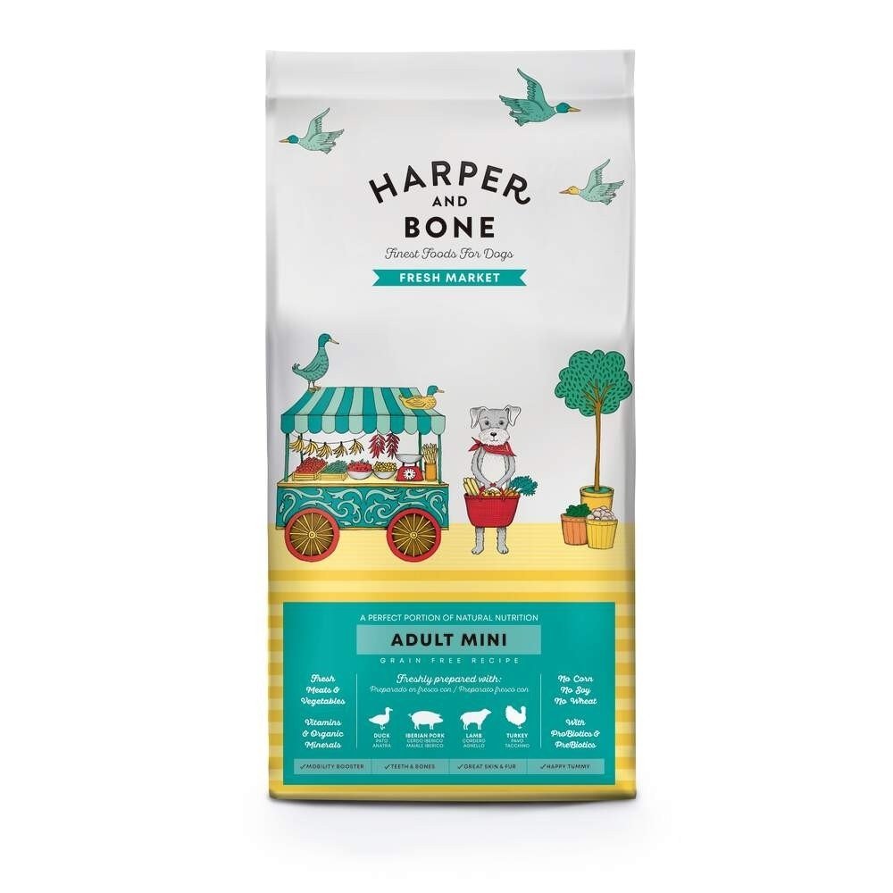 Harper & Bone Dog Adult Mini Fresh Market (10 kg) Hund - Hundemat - Tørrfôr