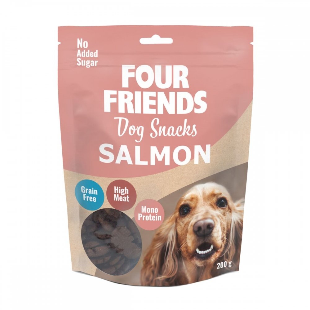 Bilde av Four Friends Dog Snacks Salmon 200 G