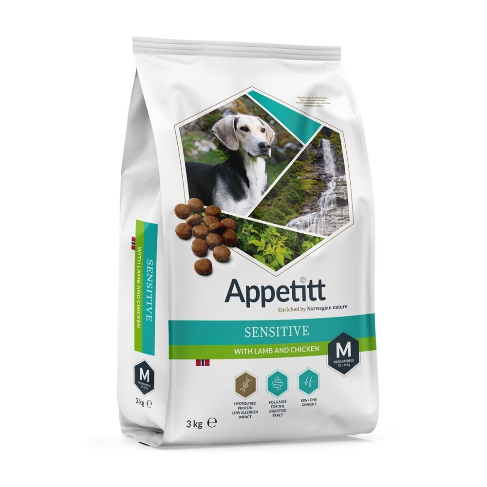 Bilde av Appetitt Dog Sensitive Medium Lamb (3 kg) - Alt til hunden