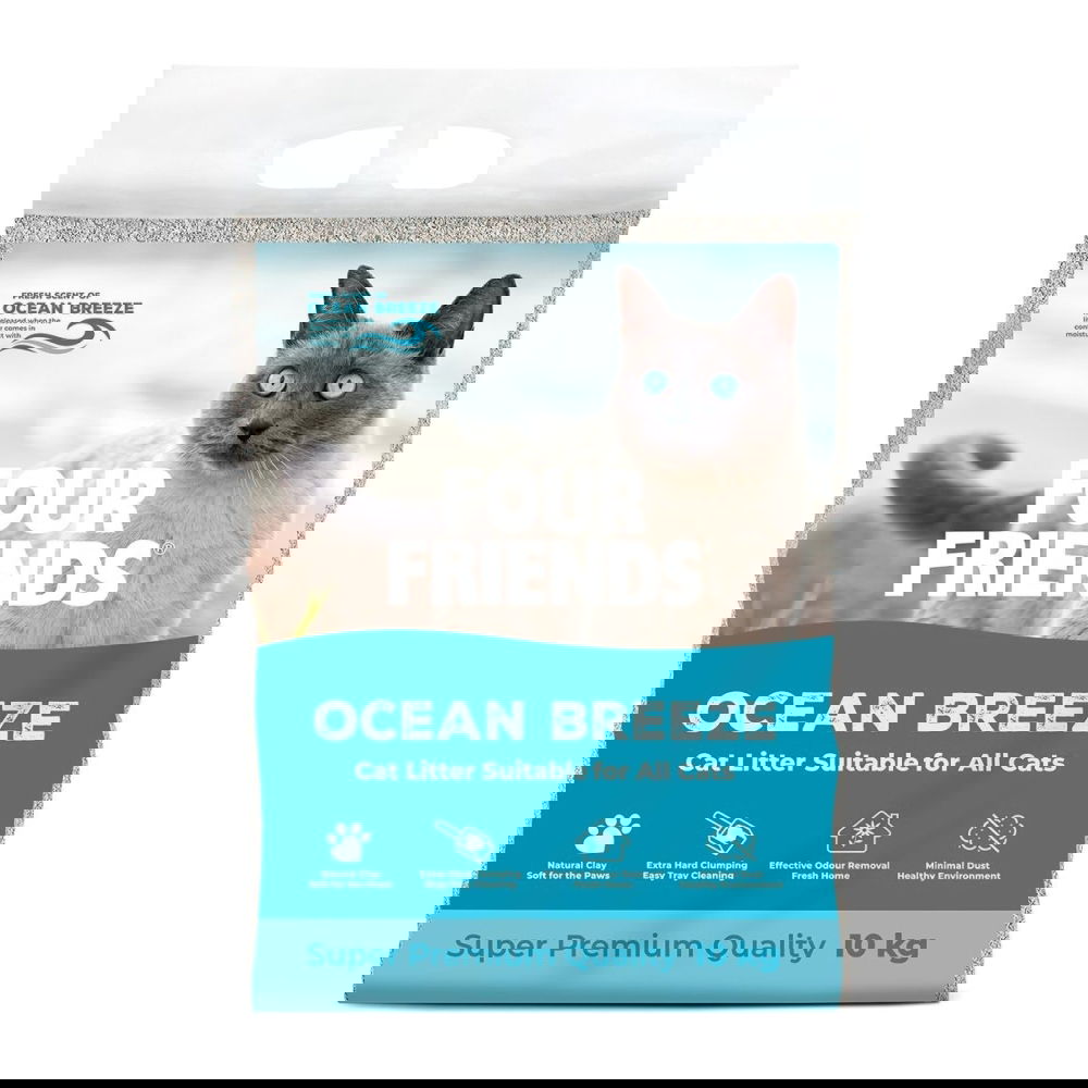 FourFriends Cat Litter Ocean Breeze 10kg