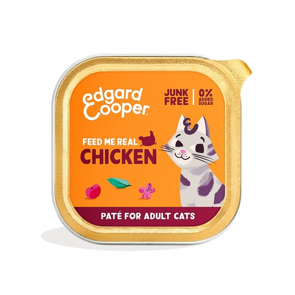 Edgard&Cooper Cat Chicken 85 g Katt - Kattemat - Våtfôr