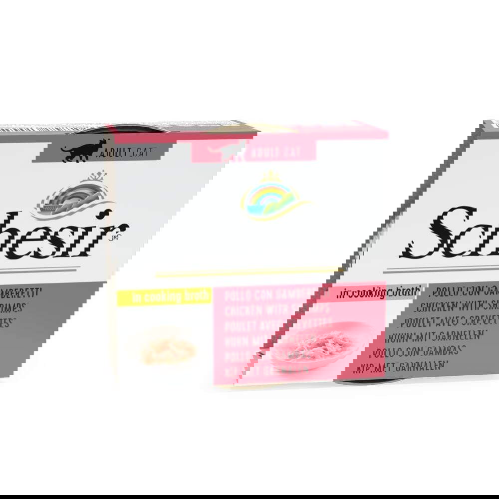 Schesir Cat Adult Chicken & Prawns Gravy 70 g