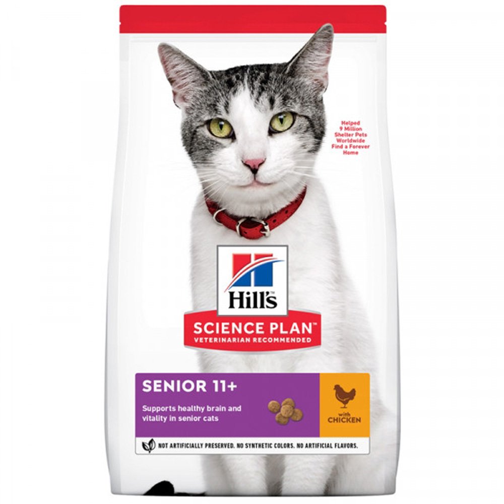 Hill's Science Plan Cat Senior 11+ Chicken (1,5 kg) - BEST I TEST 2022