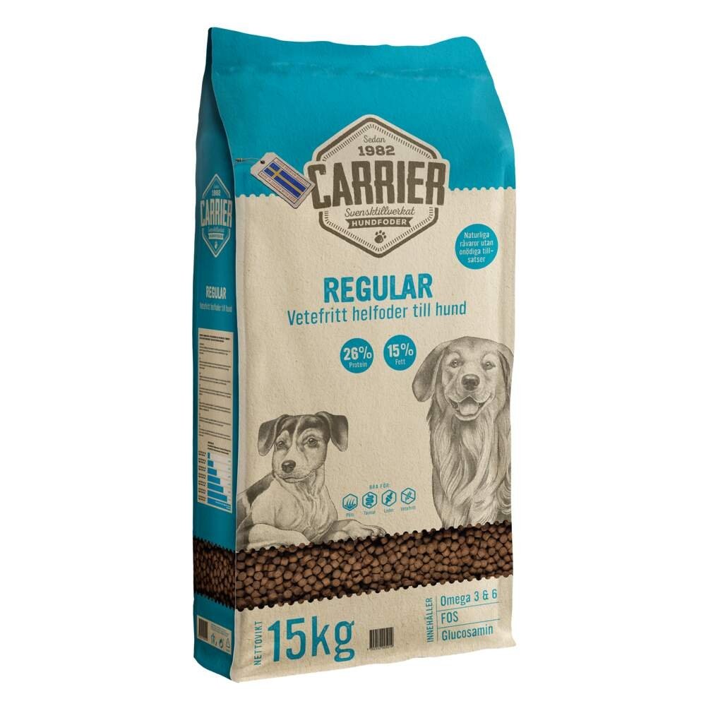 Carrier Regular (15 kg) Hund - Hundemat - Tørrfôr