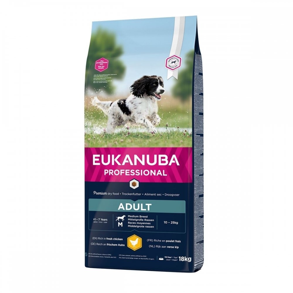 Bilde av Eukanuba Dog Breeder Adult Medium Breed 18 kg - Alt til hunden