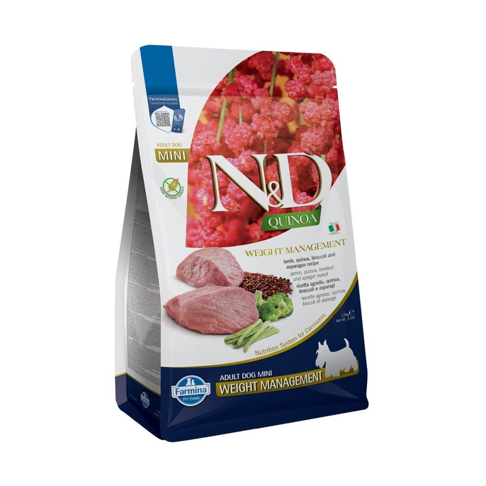 Bilde av Farmina N&D Quinoa Dog Weight Man Lamb (2,5 kg) - Alt til hunden