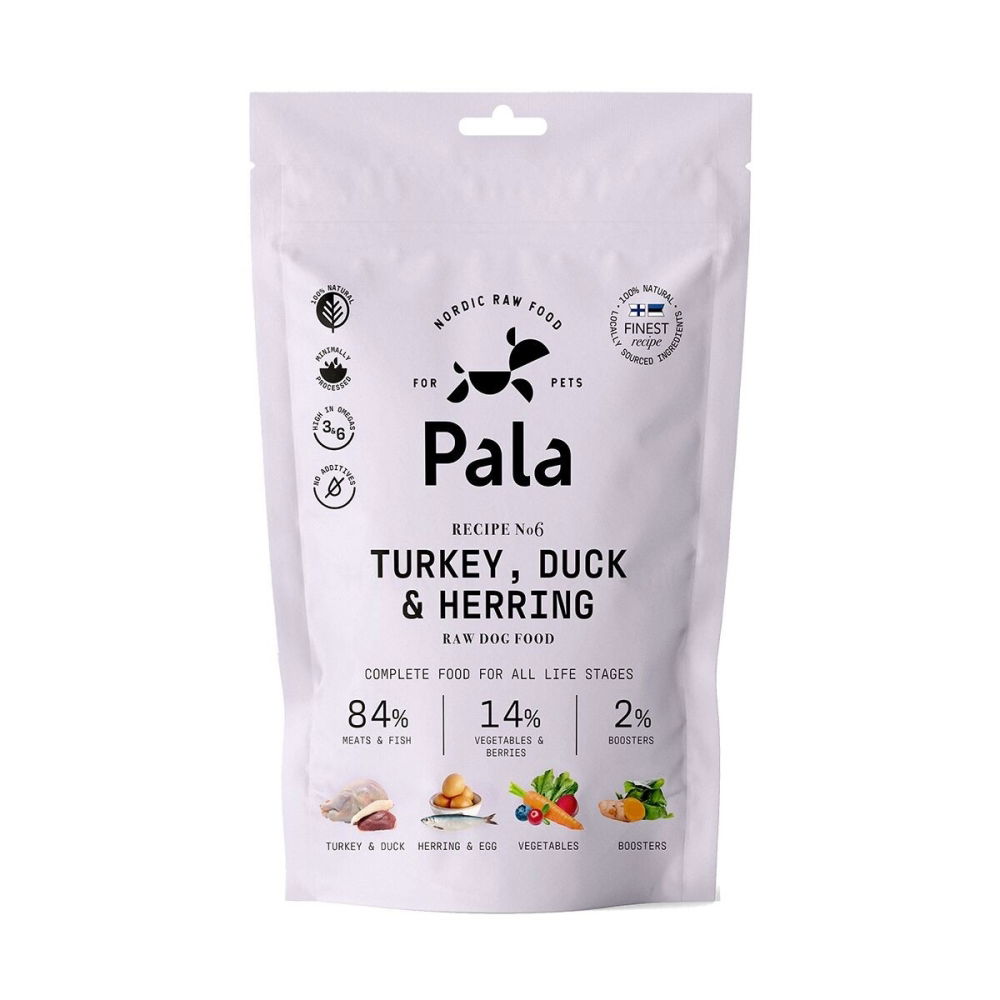 Bilde av Pala Air Dried Turkey, Duck & Herring (100 g) - Alt til hunden