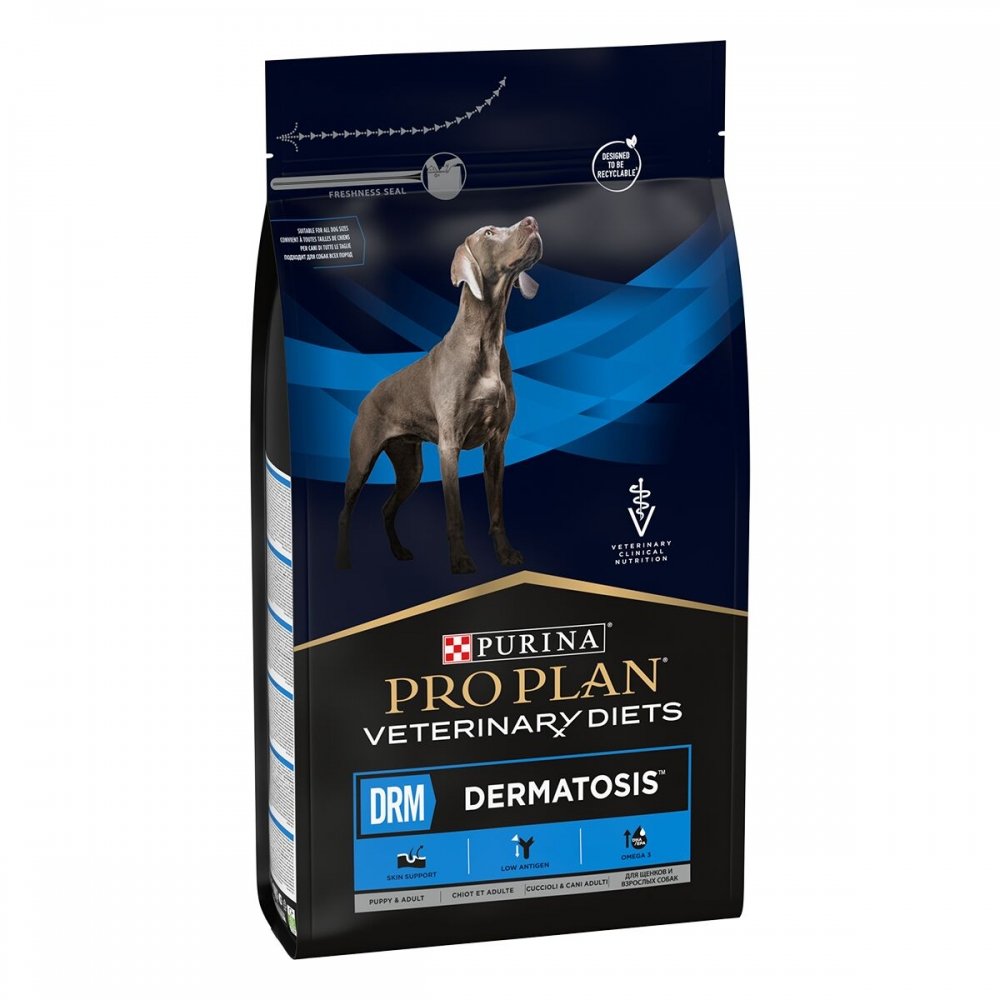 Purina Pro Plan Veterinary Diets Dog DRM Dermatosis (3 kg) Veterinærfôr til hund - Hudproblem