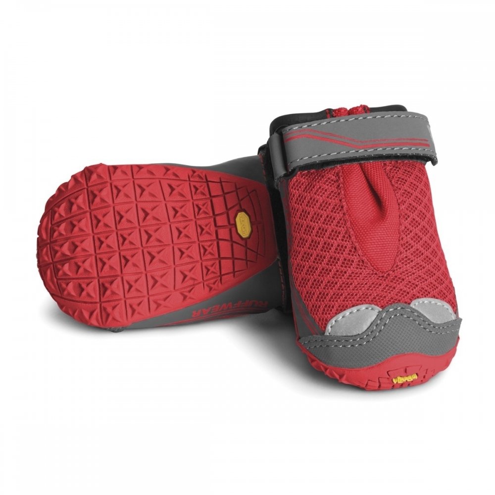 RuffWear Grip Trex Hundesko Rød 2-pakning (38 mm)