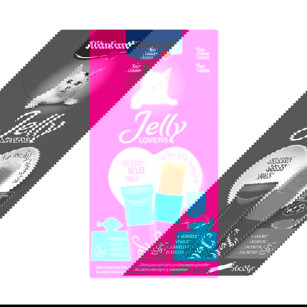 Vitakraft Jelly Lovers Salmon /Plaice 90 g