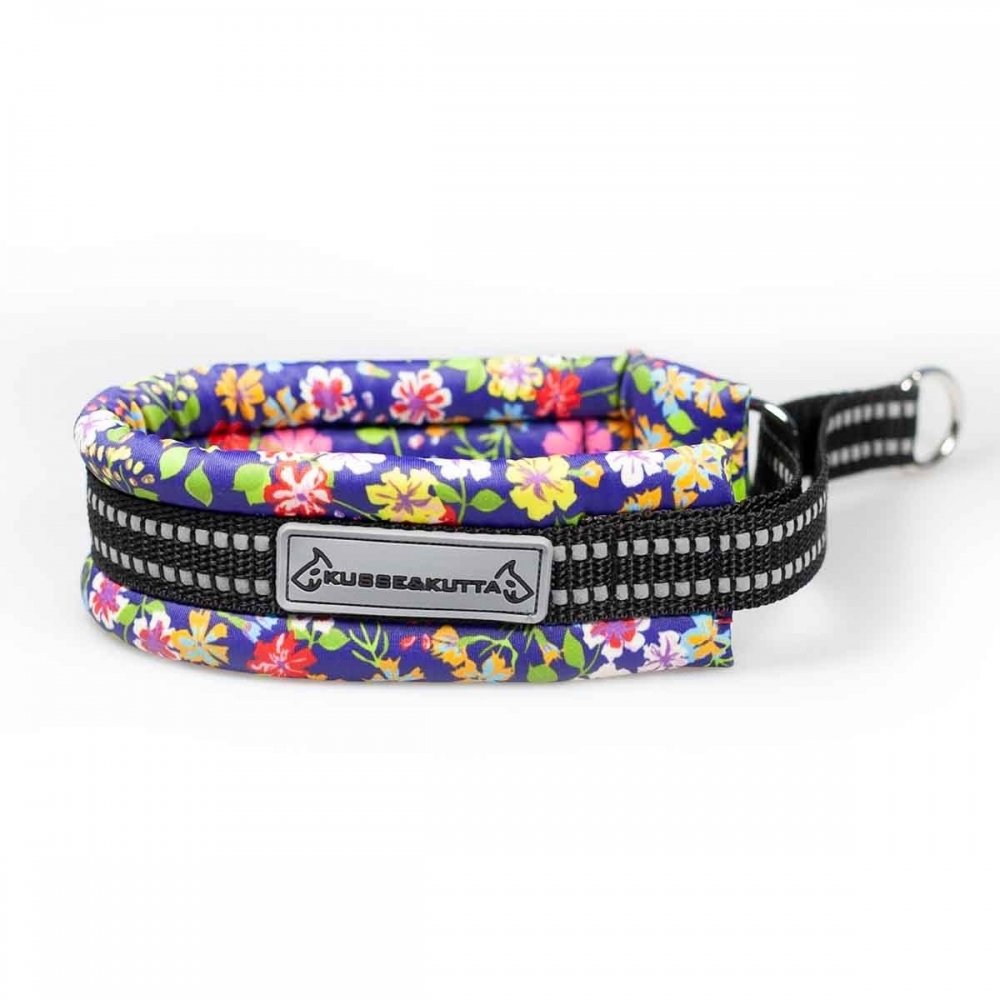 Kusse&Kutta Hundehalsband Lycra Blomster (3)