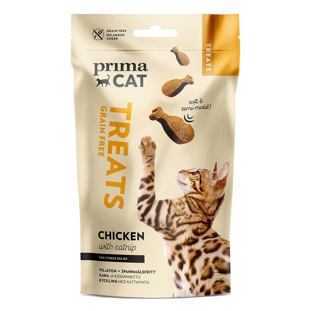 PrimaCat Soft Grain Free Chicken with Catnip 50 g
