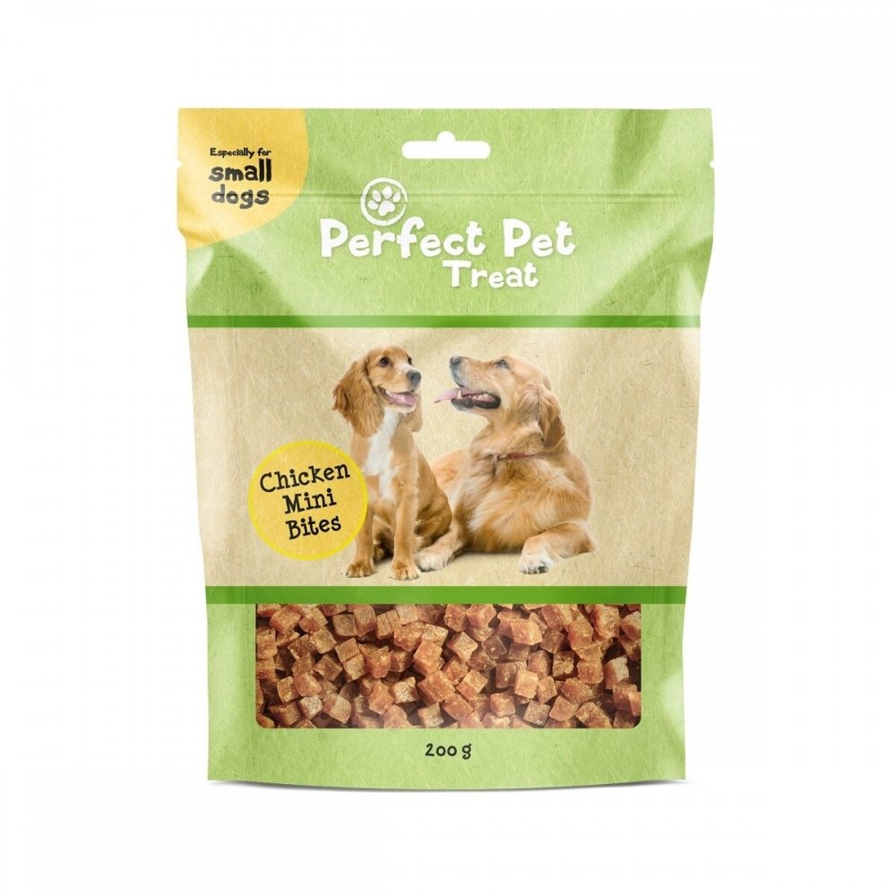 Perfect Pet Mini Chicken Bites 200 g Hund - Hundegodteri - Godbiter til hund