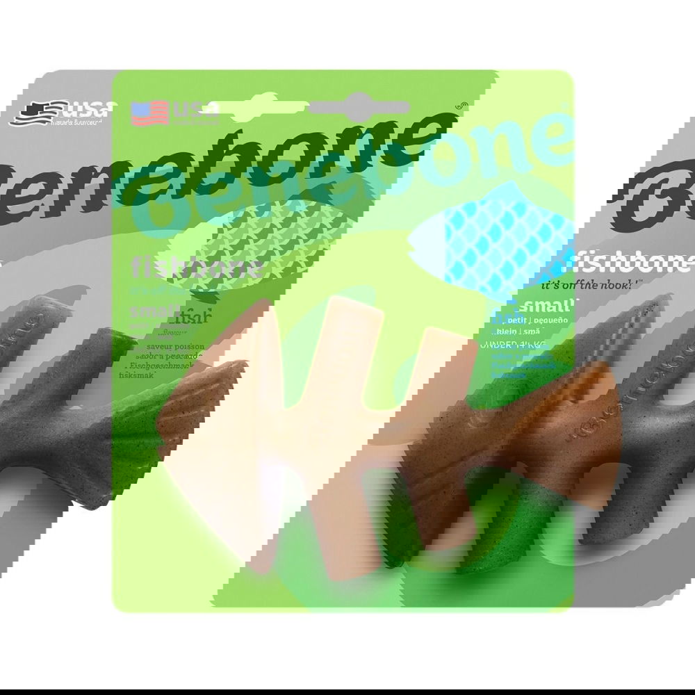 Benebone Fiskbein i Nylon med Smak av Laks (S)