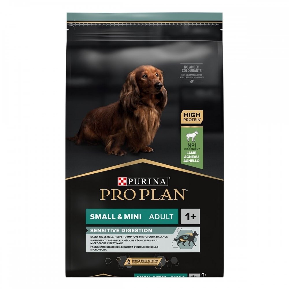Purina Pro Plan Dog Adult Small & Mini Sensitive Digestion Lamb (7 kg) Hund - Hundemat - Spesialfôr - Hundefôr til følsom hud