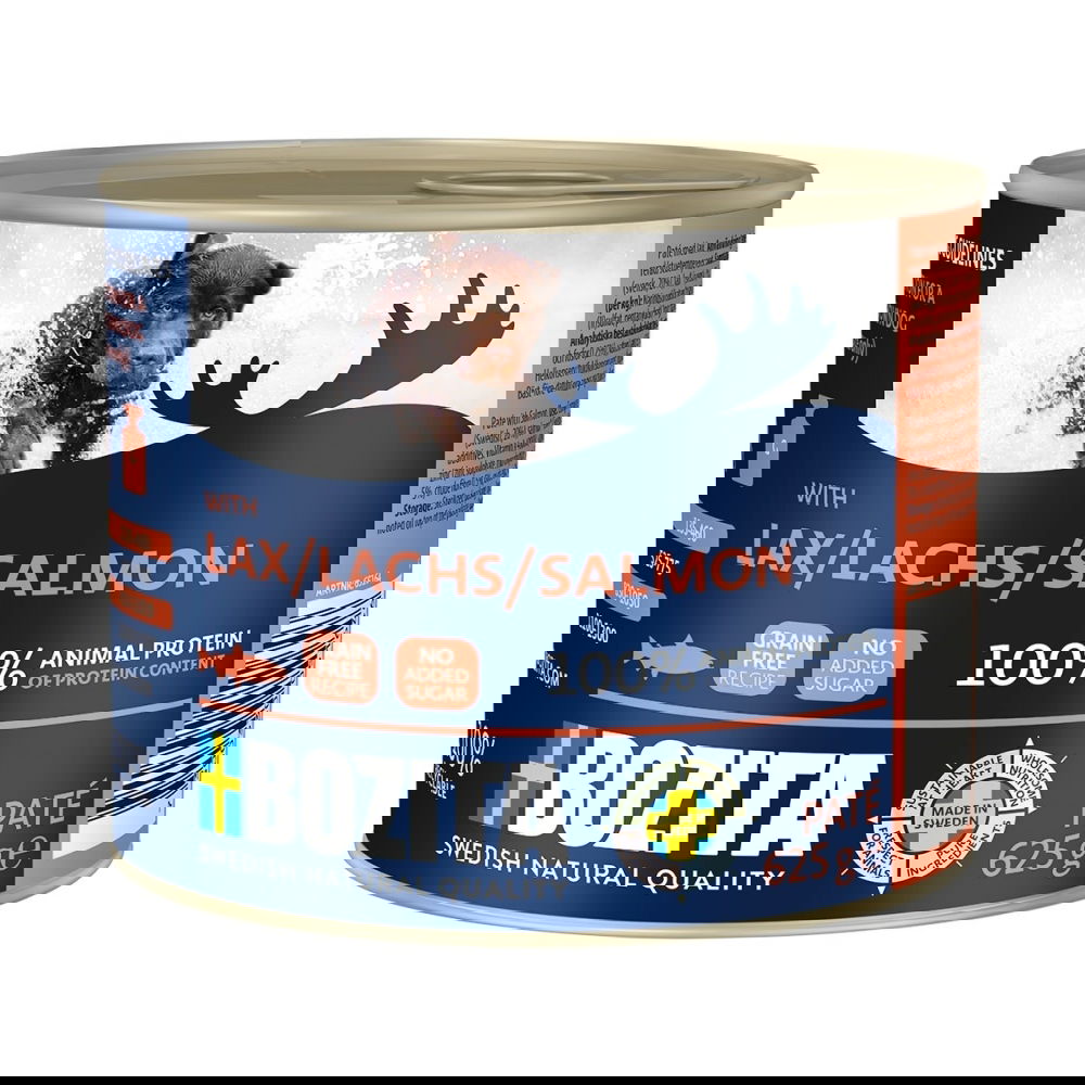 Bozita Robur Bozita Dog Biff & Laks Patè 12 x 625 g